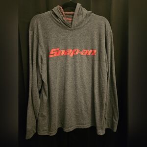 Snap on hoodie
